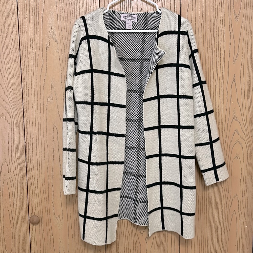 Open mid length cardigan